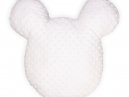 Polyesterový polštářek z dílny tegatex, ve tvaru hlavy myšáka Mickey Mouse z minky látky pro nejpohodlnější ležení.
