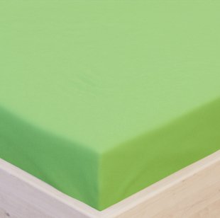 Prostěradlo Jersey s elastanem sv. zelená