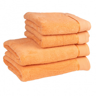 Bavlněný ručník / osuška z mikro bavlny- oranžová
