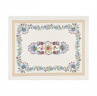 Gobelínové prostírání - folklórní květy s bordurou 38*48 cm