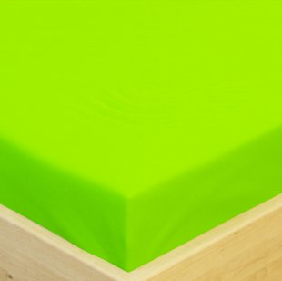 Prostěradlo Jersey s elastanem jasná zelená