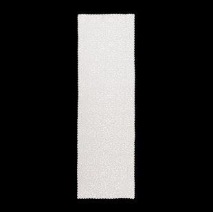 Polyesterový ubrus - smetanový s drobným vzorem 40x140