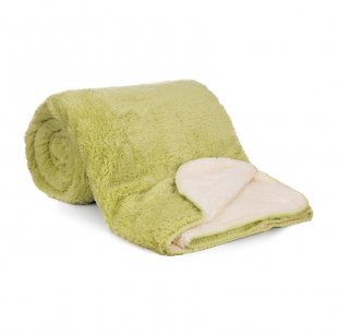Deka mikroflanel SLEEP WELL® - ovečka Zelená