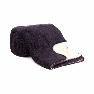 Deka mikroflanel SLEEP WELL® - ovečka Antracit