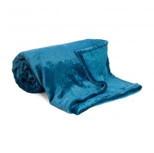 Deka mikroflanel SLEEP WELL® - kovově modrá